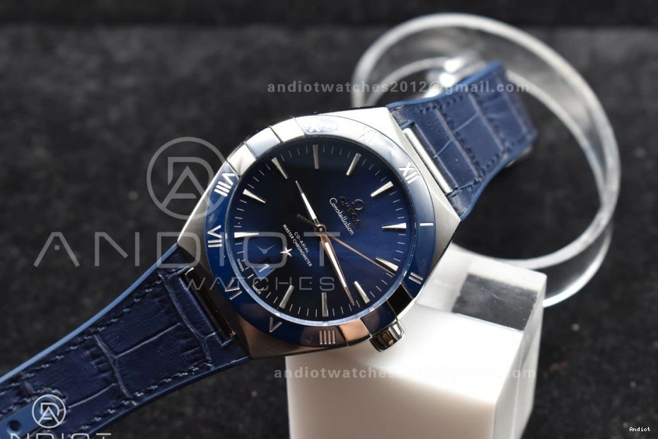 Dial Strap on Gummy VSF Best Ceramic SS Super Blue Blue Edition Clone 1:1 Blue A8900 Constellation 1223